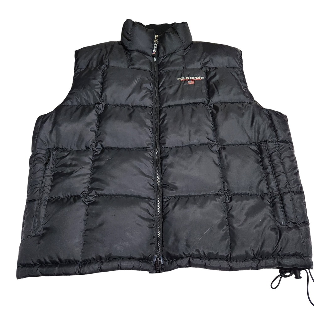 Vintage 90s Polo Sport Ralph Lauren Puffer Down Vest … - Gem